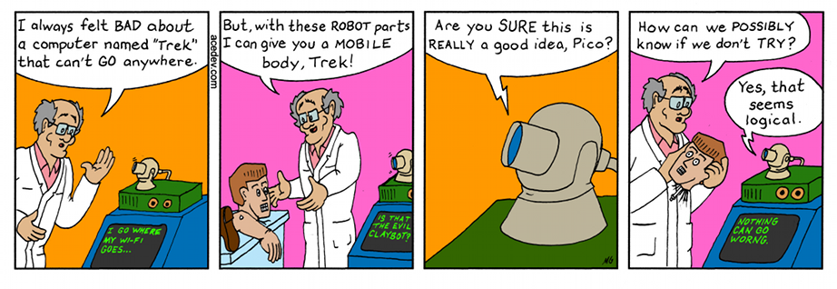 acedev comic, webcomic for Tuesday 19 Sep 2017
